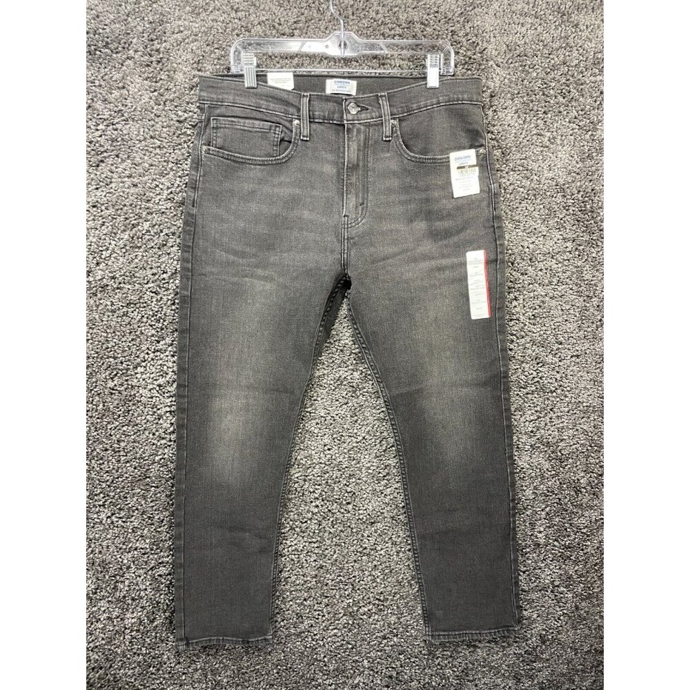 Denizan From Levi's Jeans Mens 34x30 Faded Black Regular Taper Super Flex Skinny